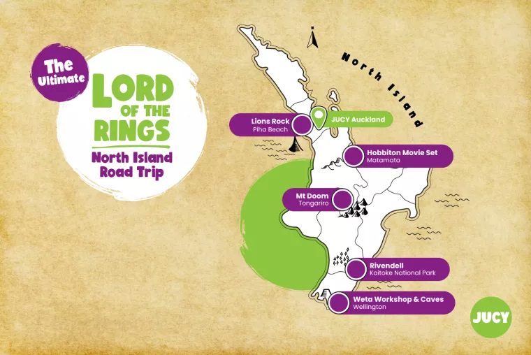 Lord of the rings, North Island