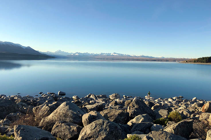 Lakeside view South Island