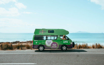 2021113 South Island Camping BlogHero Image JUCY campervan in South Island 3100X2074PX