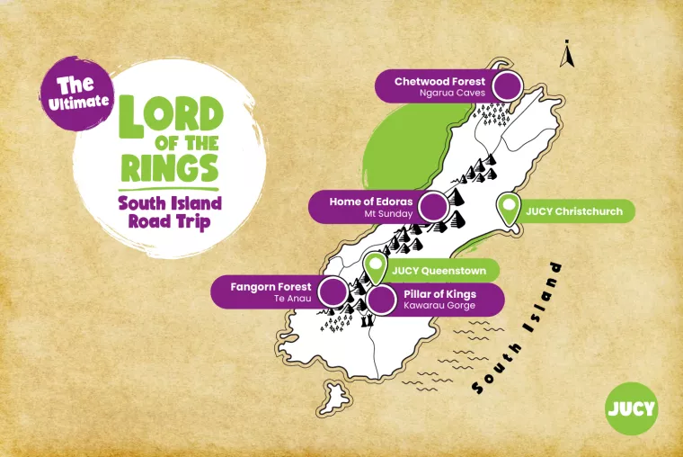 Lord of the rings, South Island