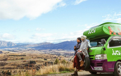 Winter camping in New Zealand