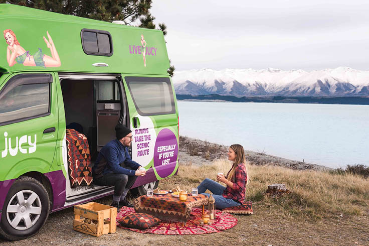 Hire A Campervan Or Rent A Car To Explore New | JUCY
