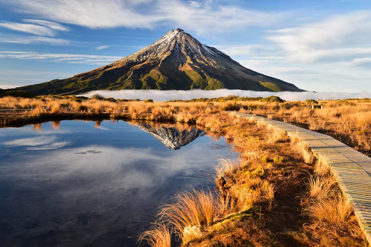 Attractions in New Zealand Mt Taranaki