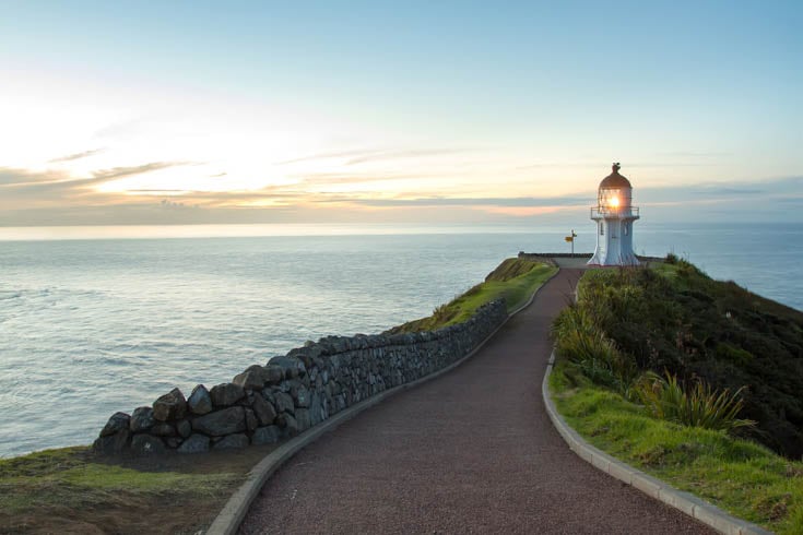 Where to go in New Zealand Cape Reinga light house