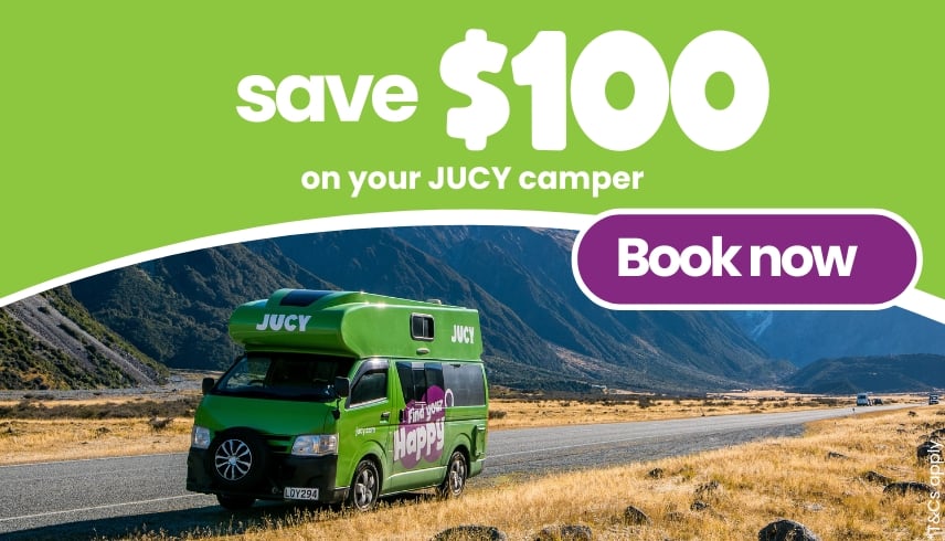 $100 OFF Your JUCY Campervan