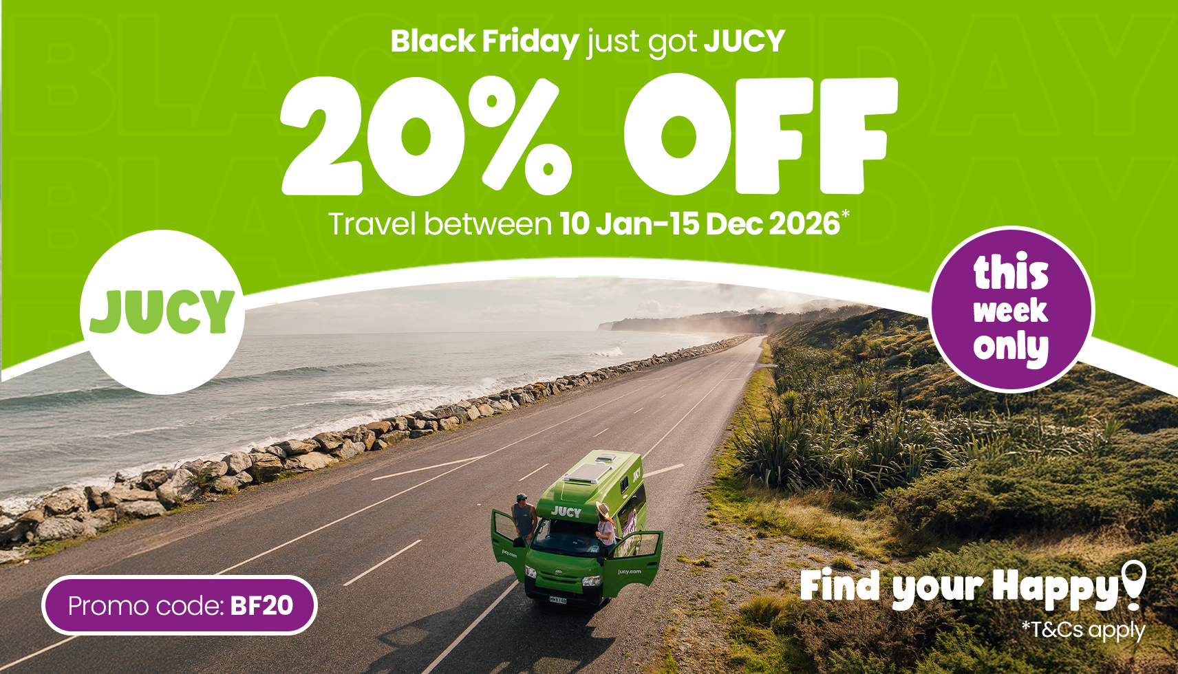 20% off Black Friday offer